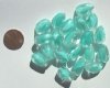 20 17x11mm Twisted Crystal Jadeite Nuggets